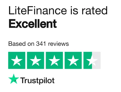 امتیاز بالای لایت فایننس در سایت معتبر TrustPilot