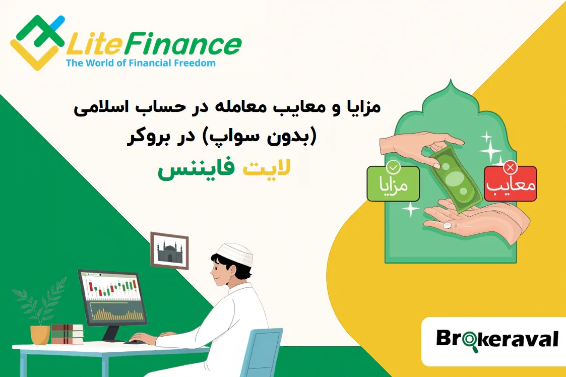 مزایا و معایب معامله در حساب اسلامی (بدون سواپ) در LiteFinance