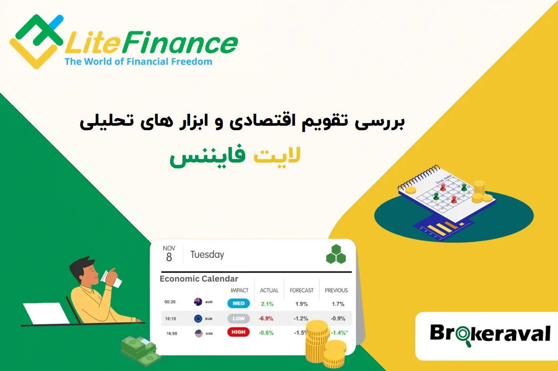 بررسی تقویم اقتصادی و ابزار های تحلیلی لایت فایننس