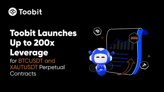 صرافی توبیت اهرم 200x را برای معاملات پرپچوال BTCUSDT و XAUTUSDT فعال کرد
